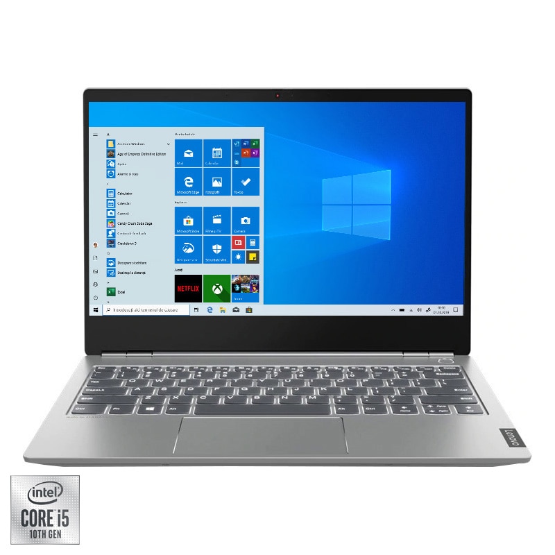 Laptop ultraportabil Lenovo ThinkBook 13s-IML cu procesor Intel