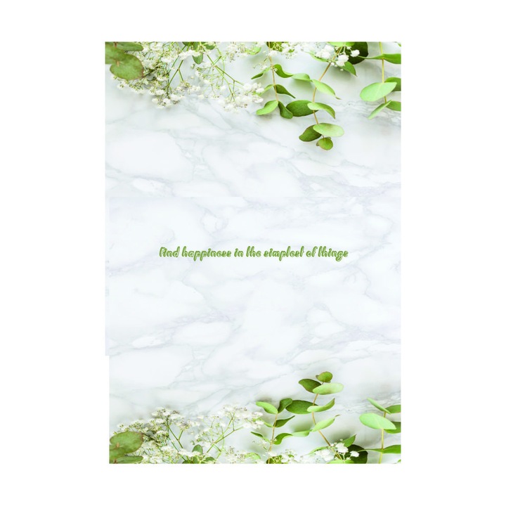 Caiet tip Bullet Journal "find happiness", A5,puncte interior, PaperYork, 36 file