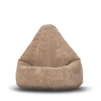 Fotoliu puf Topcho Big Pear, Poliestiren, 120x100 cm, Bej Fotoliu puf Topcho Big Pear, Poliestiren, 120x100 cm, Bej