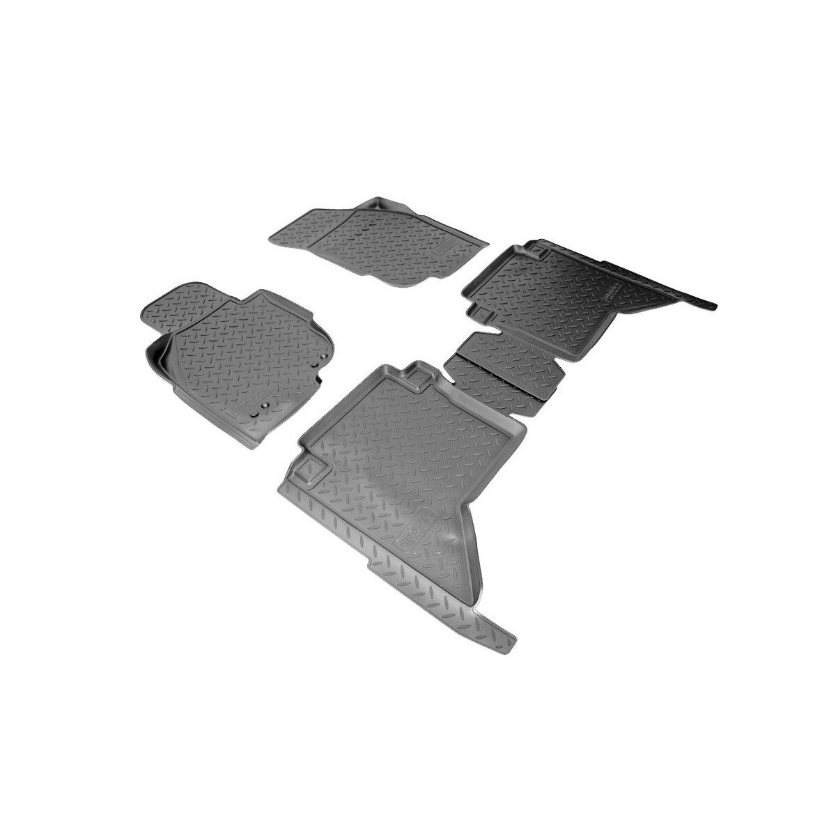 Covorase cauciuc tavita TOYOTA Hilux VII 2011-2015 Facelift - NPL-Po-88-181 (Norplast)