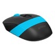 Оптична мишка A4tech FG10S Fstyler, безжична, безшумна, Син