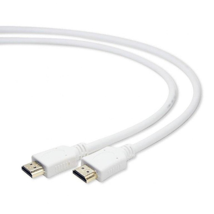 Cablu HDMI tata-tata Gembird, 1.8 m, alb "CC-HDMI4-W-6"