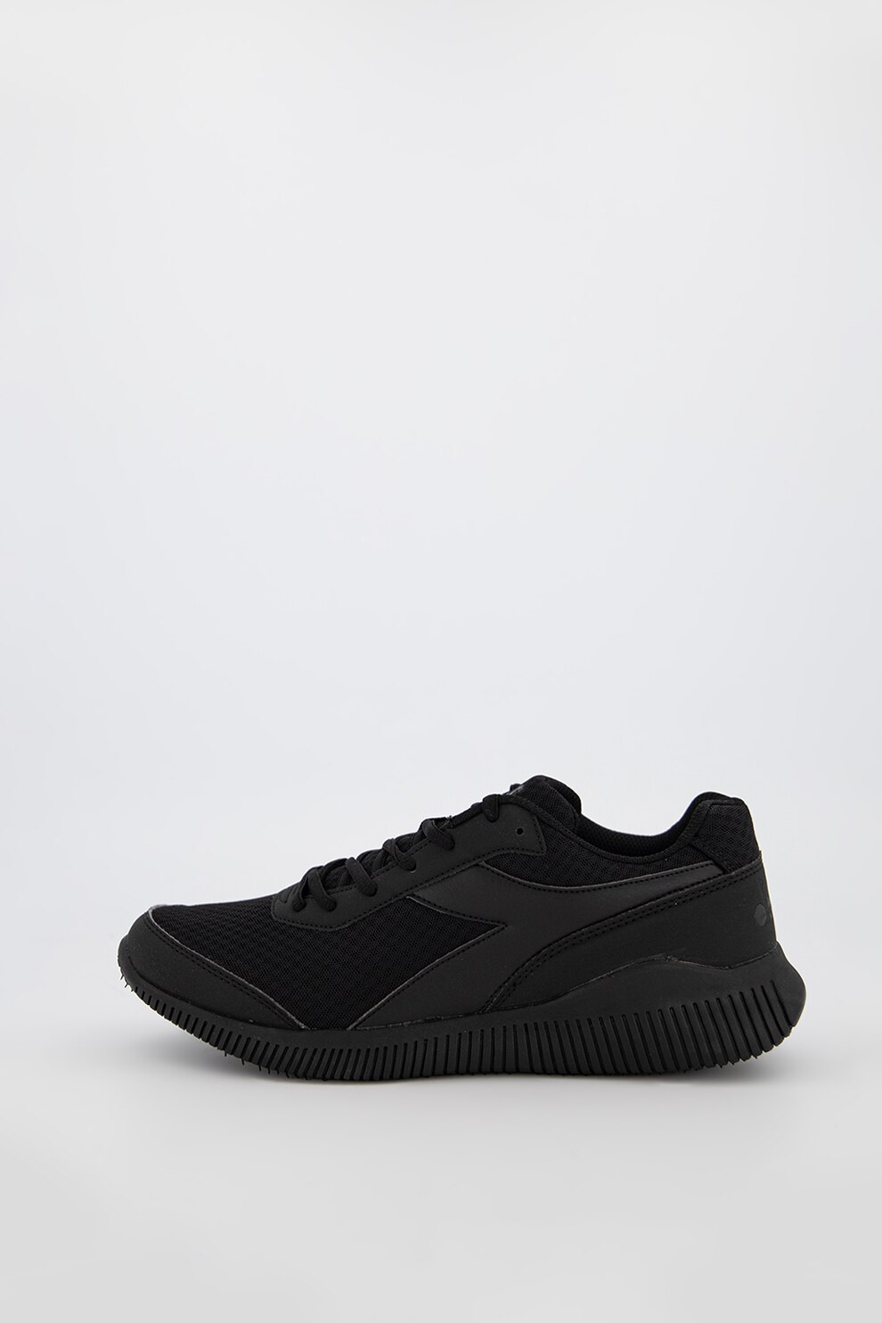 Diadora, Pantofi sport din piele ecologica si material textil Eagle 3, Negru, 9