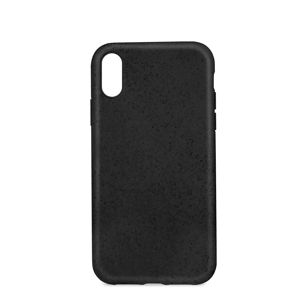 Husa Forever Bioio pentru Apple iPhone 8 Plus, Eco-freindly, Compozitie din plante, Biodegradabila, Negru