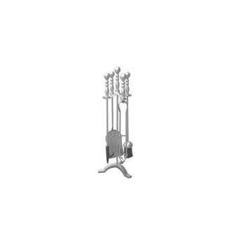 Set stativ 4 unelte pentru semineu, Strend Pro FT53S, 53 cm, Nichel Set stativ 4 unelte pentru semineu, Strend Pro FT53S, 53 cm, Nichel