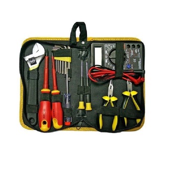 Set scule pentru electricieni 15 buc.cu multimetru, Strend Pro CMT-05.0215 Set scule pentru electricieni 15 buc.cu multimetru, Strend Pro CMT-05.0215