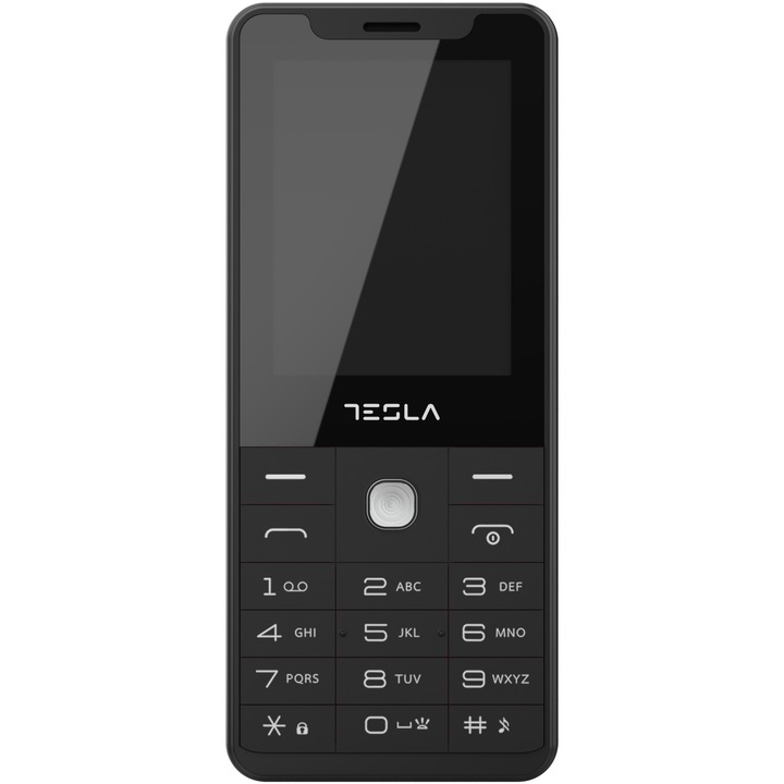 Tesla Feature 3.1 Mobiltelefon, Dual SIM, Fekete