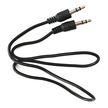 Cablu stereo Jack - Jack Negru Cablu stereo Jack - Jack Negru