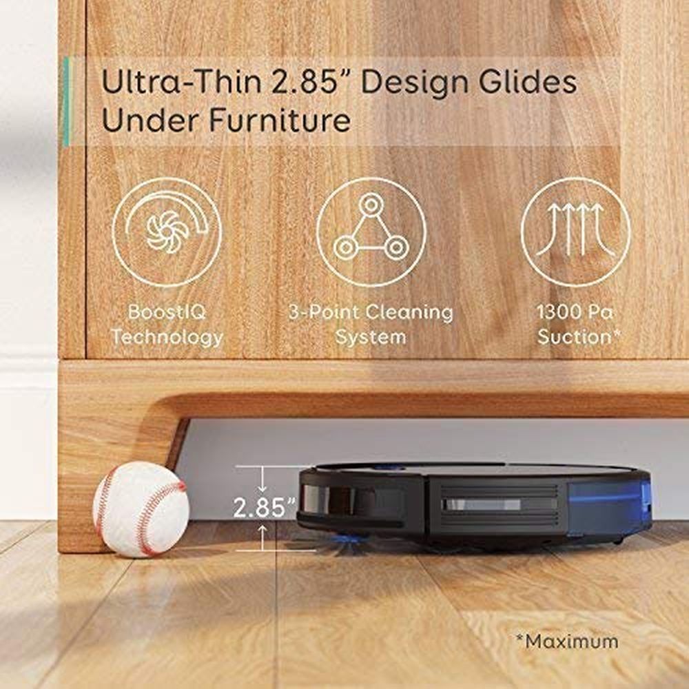 Aspirator robot smart Anker eufy RoboVac 11S Slim 1300Pa Negru