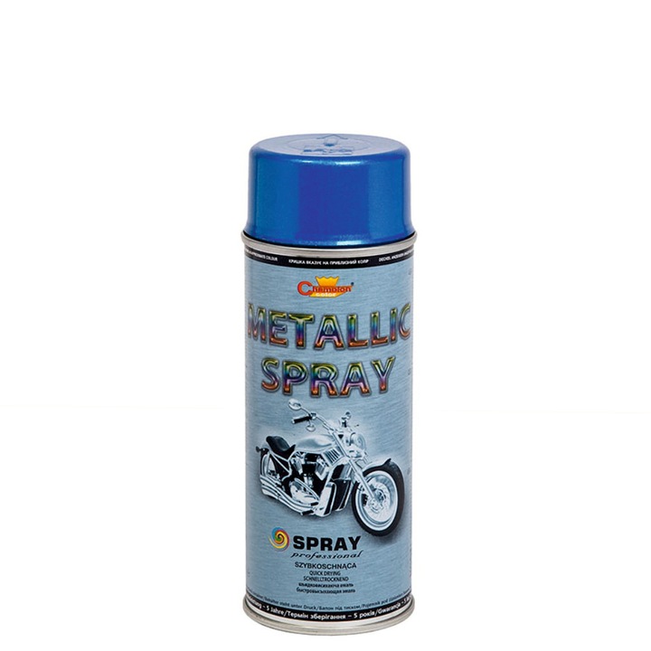 Champion Color festék spray, 400 ml, metál akril, kék