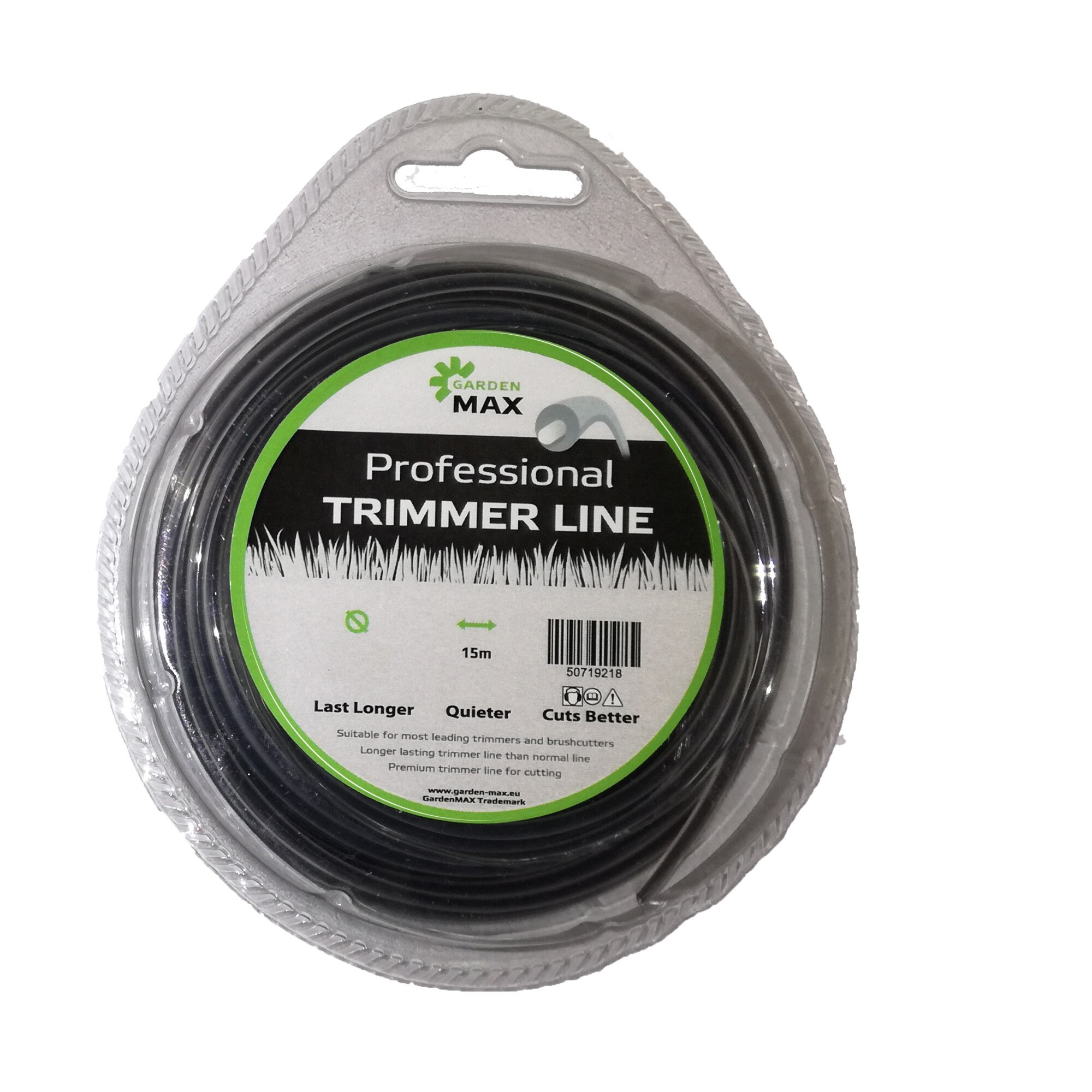 Fir trimmy motocoasa GardenMAX Professional - Duo Round - 2.4mm - 15m - Rotund
