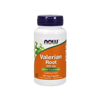 Supliment nutrititv Now, Valerian Root, 500mg, 100 capsule Supliment nutrititv Now, Valerian Root, 500mg, 100 capsule
