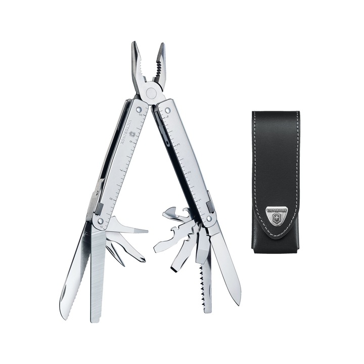Cleste multifunctional Victorinox SwissTool, Argintiu