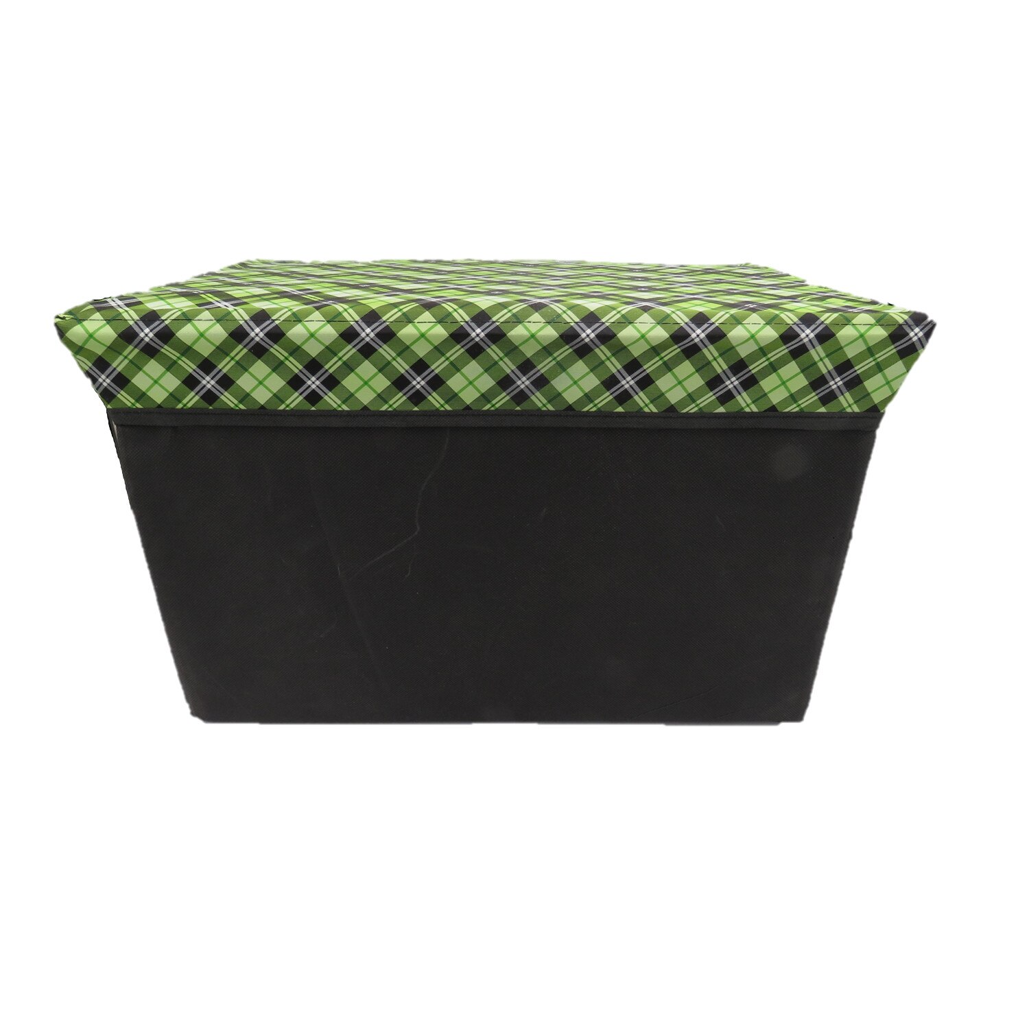 Cutie depozitare, pliabila, 50cm lungime/30cm latime/30 cm inaltime , desen carouri