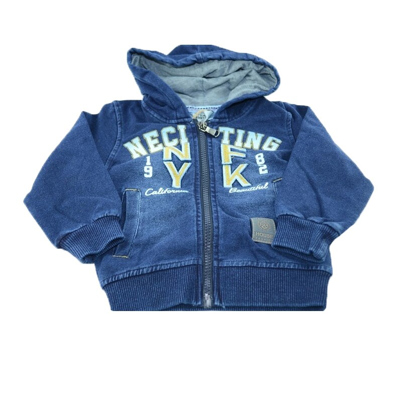 Hanorac maneca lunga pentru baieti Happy House HB-864, Albastru, 92