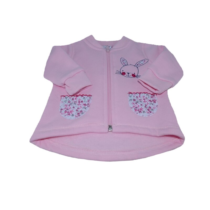 Hanorac maneca lunga pentru fetite Karen KRN5R, Roz, 86