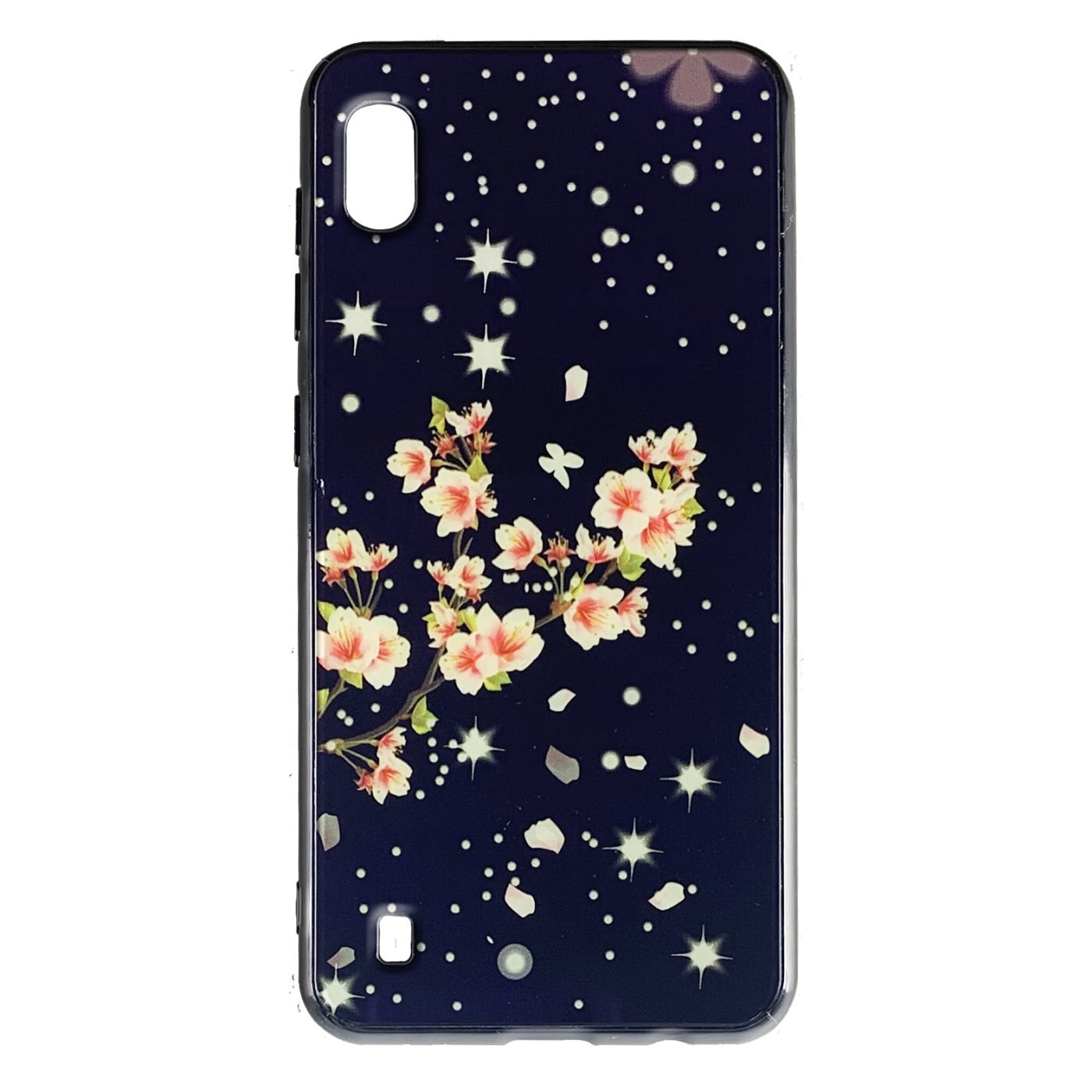 Husa Samsung Galaxy A10 model Glass Cherry Flowers, Antisoc, Viceversa Multicolor