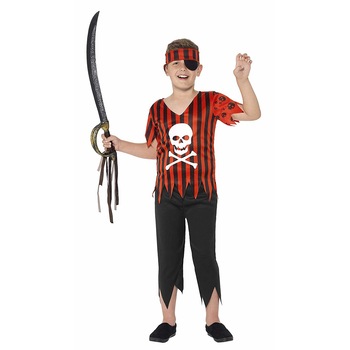 Costum copii pirat, Smiffys, L, 10-12 ani Costum copii pirat, Smiffys, L, 10-12 ani