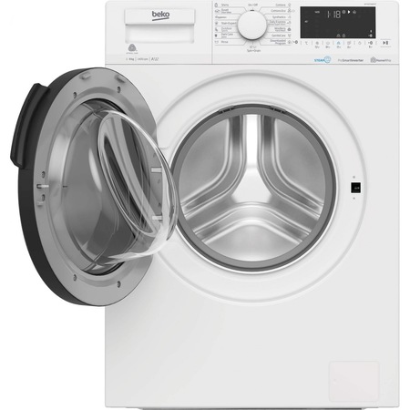 Masina de spalat rufe Beko WTV9716DXST, 9 kg, 1400 RPM, Clasa A+++, HomeWhiz, conectare Bluetooth, SteamCure, AddGarment, Motor ProSmart Inverter, Alb
