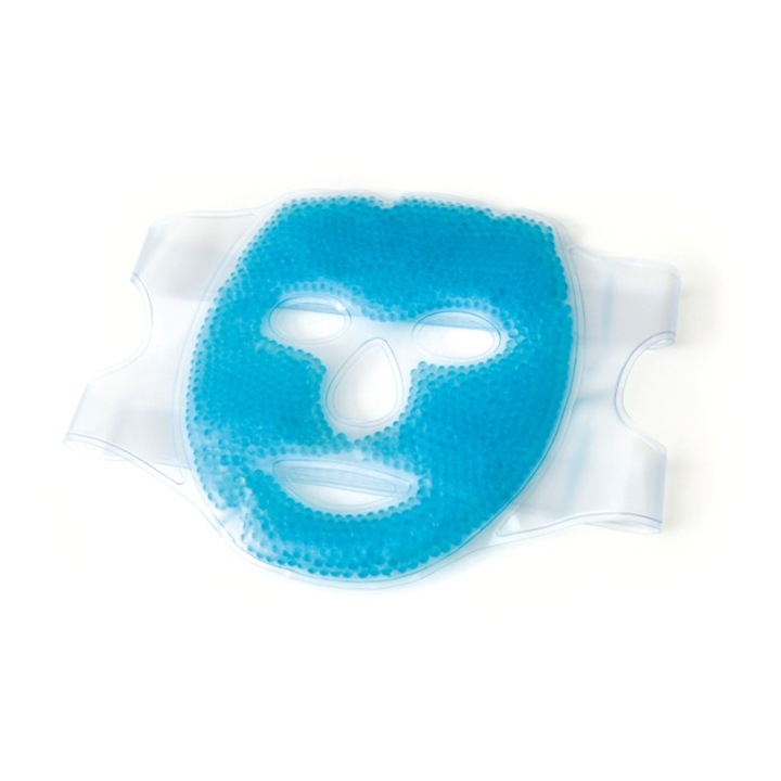 Compresa faciala cu gel perlat pentru terapie cald/rece, dimensiuni 68 x 21 cm - Sissel Hot-Cold Pearl Facial Mask