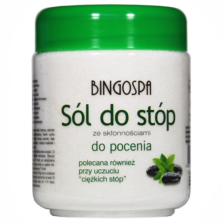 Sare pentru picioare predispuse la transpiratie BingoSpa 550g
