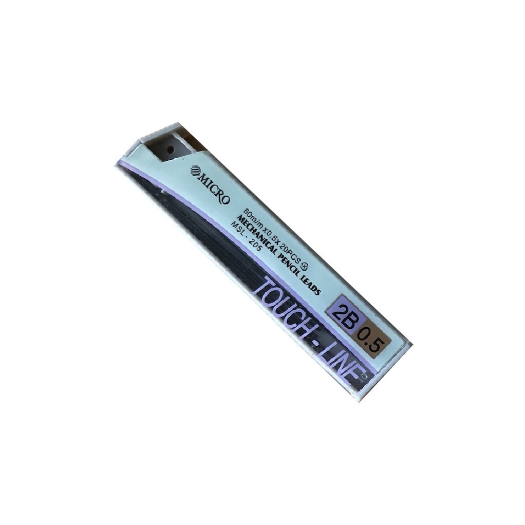 Mine creion mecanic touch-line micro 20 mine/cut 2B 0.5mm