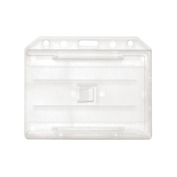 Set 25 suport rigid ecuson pentru doua carduri legitimatii, insert fata si verso, orizontal, transparent Set 25 suport rigid ecuson pentru doua carduri legitimatii, insert fata si verso, orizontal, transparent