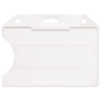 Set 50 suport rigid ecuson orizontal cu o fata libera, transparent Set 50 suport rigid ecuson orizontal cu o fata libera, transparent