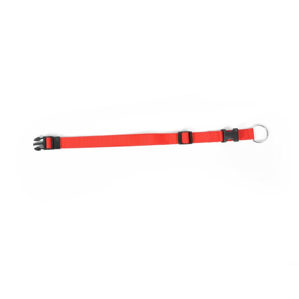 Zgarda Nylon 35-55 cm/20 mm, Rosu
