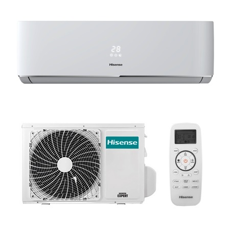 Aparat de aer conditionat Hisense New Comfort DJ70BB0BG-DJ70BB0BW Inverter 24000 BTU, Clasa A++, Inverter, Silentiozitate 19 dB, functia I Feel, Super Cooling, Wi-FI, Display LED