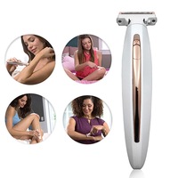 trimmer bitec bt-8016 corporal reincarcabil hipoalergenic acumulator accesoriu pentru ras perie exfoliere cu 4 capete de schimb si led imagen 5_0_
0