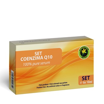 Set Coenzima Q10 Serum - 6 fiole x 10 ml Set Coenzima Q10 Serum - 6 fiole x 10 ml