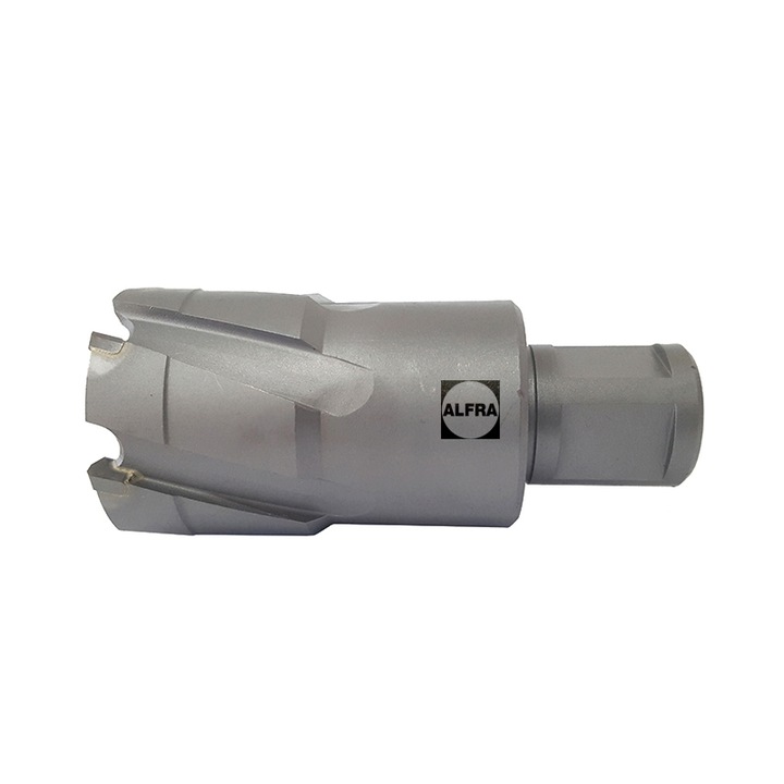 Carota cu prindere Weldon, cu placute din carbura, adancime de taiere 35 mm - Ø19 - Alfra 2003019035