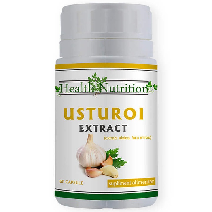 Usturoi Extract uleios fara miros 60 capsule Healh Nutrition