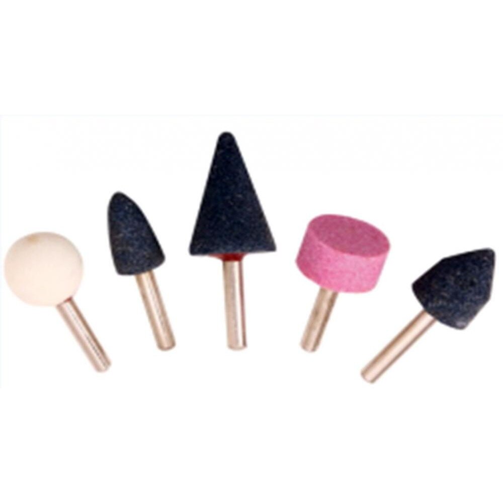 Set de 5 piese de polizor montate pe ax Ø6x27 mm