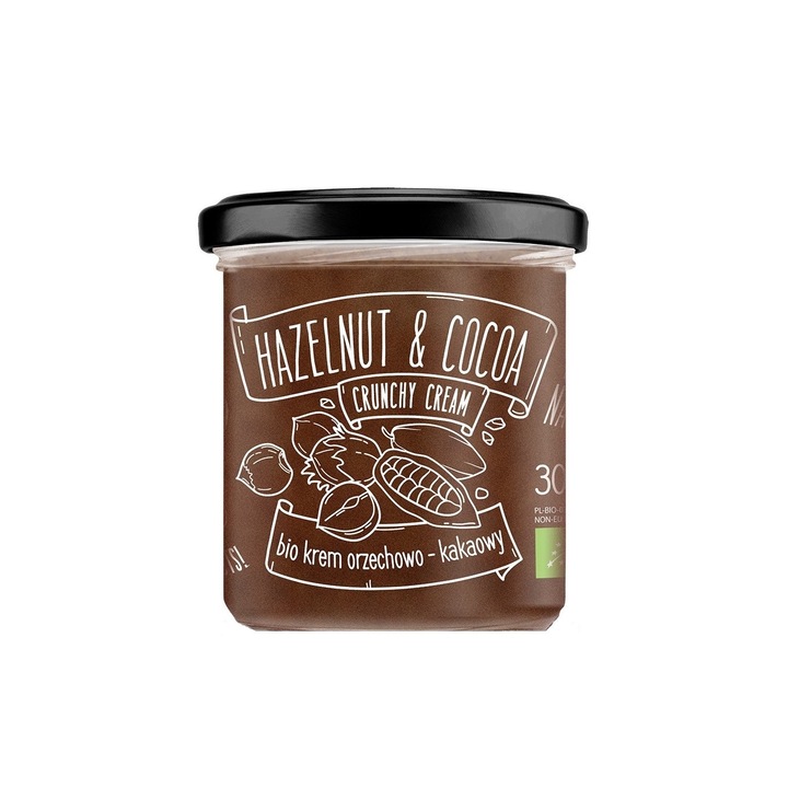 Crema de alune cu cacao - Nutty bio, Diet Food, 300g