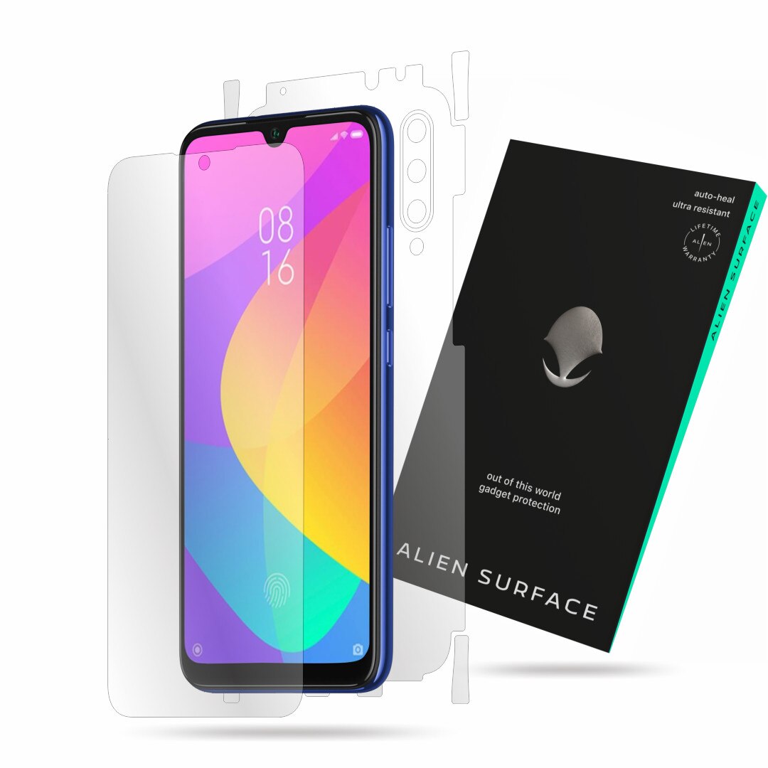 Folie Alien Surface, Xiaomi Mi A3, protectie ecran, spate, laterale