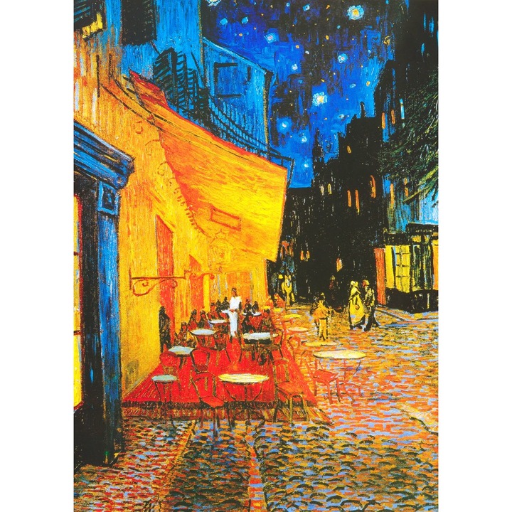 Tablou canvas - Van Gogh, Myletos, Rama din lemn, 42 x 58 cm, Multicolor