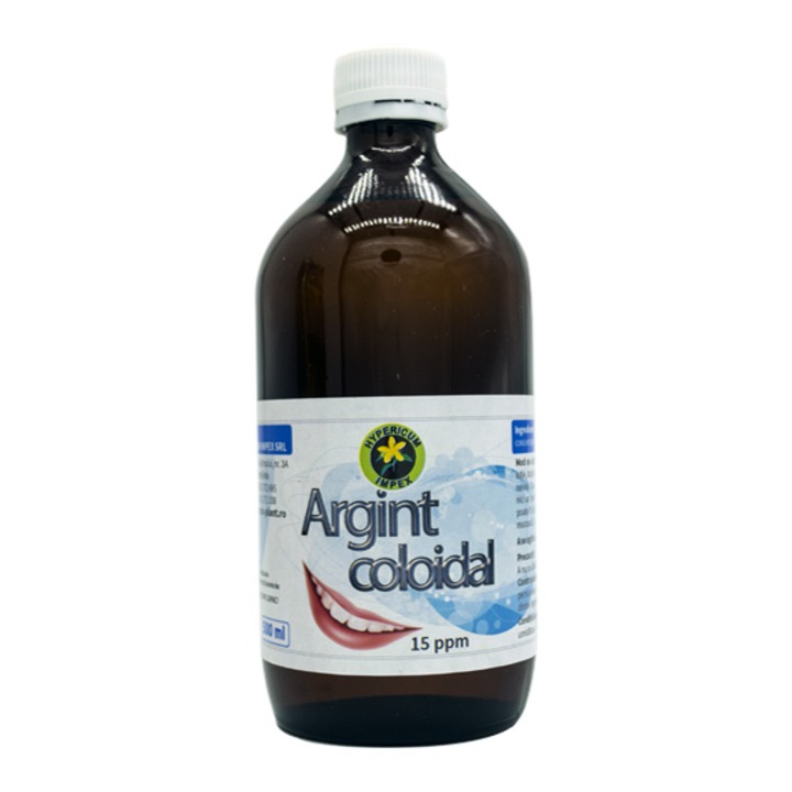 Argint coloidal 15 ppm Hypericum Impex 500 ml