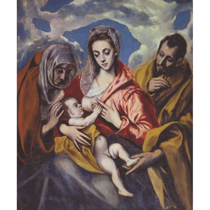 Poza panza, El Greco, 37x45cm, Multicolor