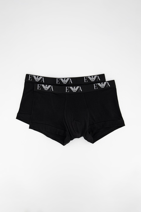 Emporio Armani Underwear, Set de boxeri - 2 perechi, Negru