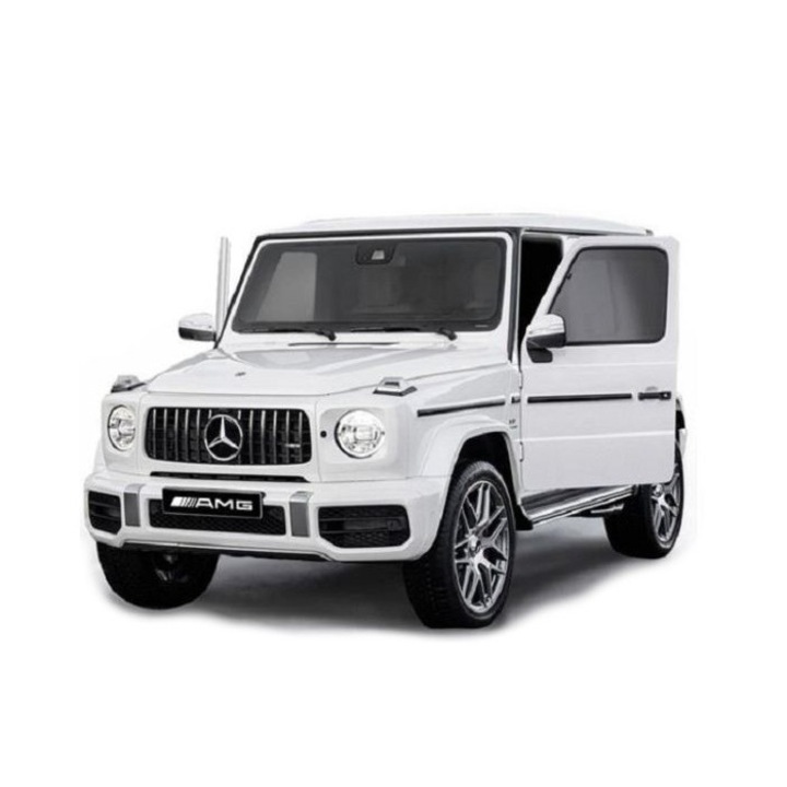 Masina Rastar, Mercedes-Benz G63 1:24 RTR AA baterie - alb cu telecomanda