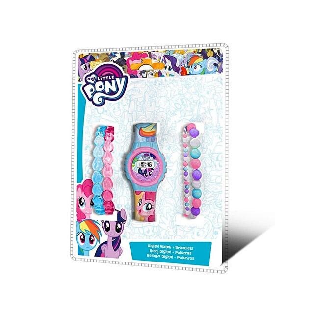 Set Ceas digital My Little Pony + bratari colorate Multicolor