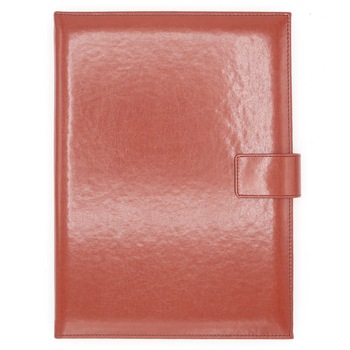 Agenda A4 Premium cu mecanism auriu cognac Agenda A4 Premium cu mecanism auriu cognac