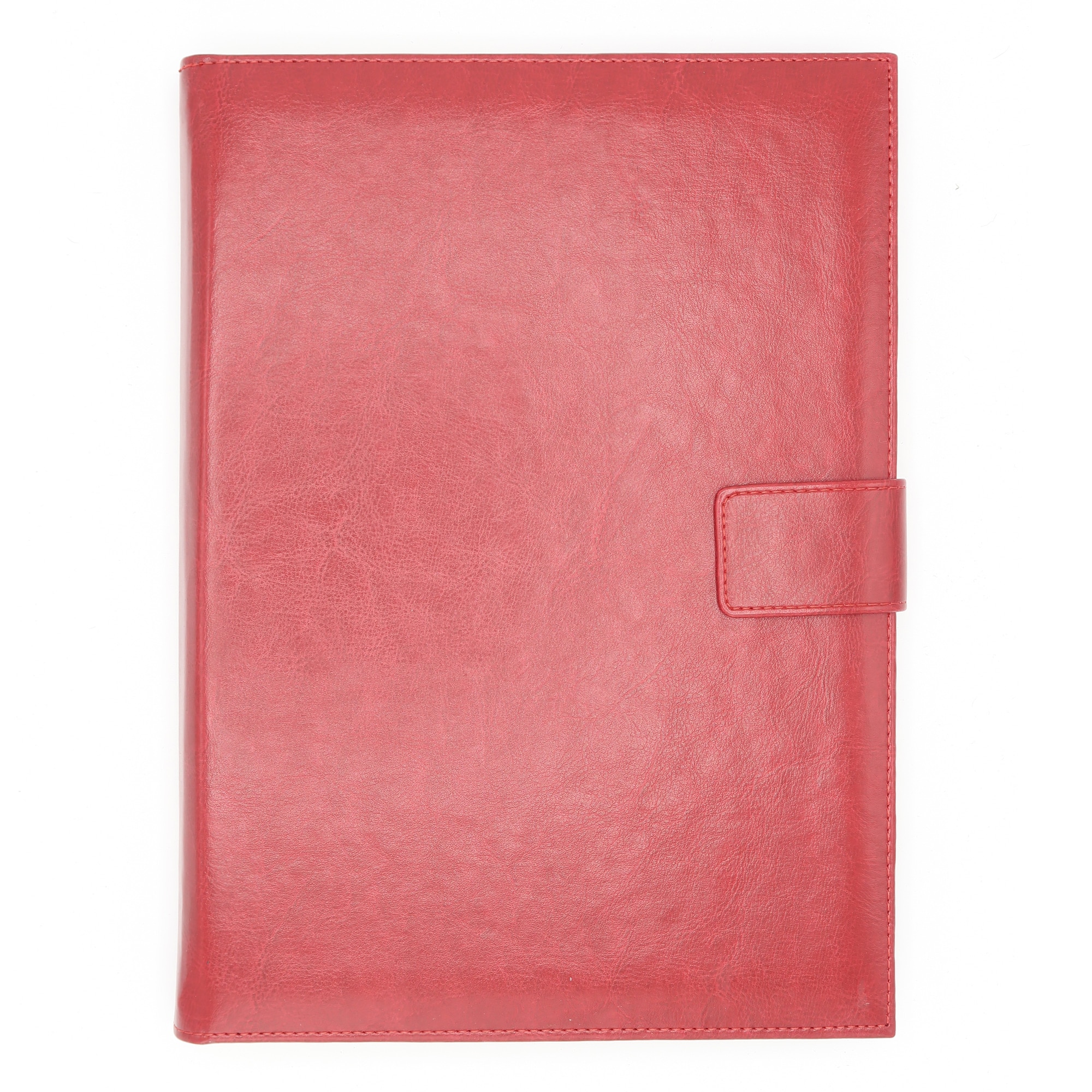 Agenda A4 Premium cu mecanism auriu rosu