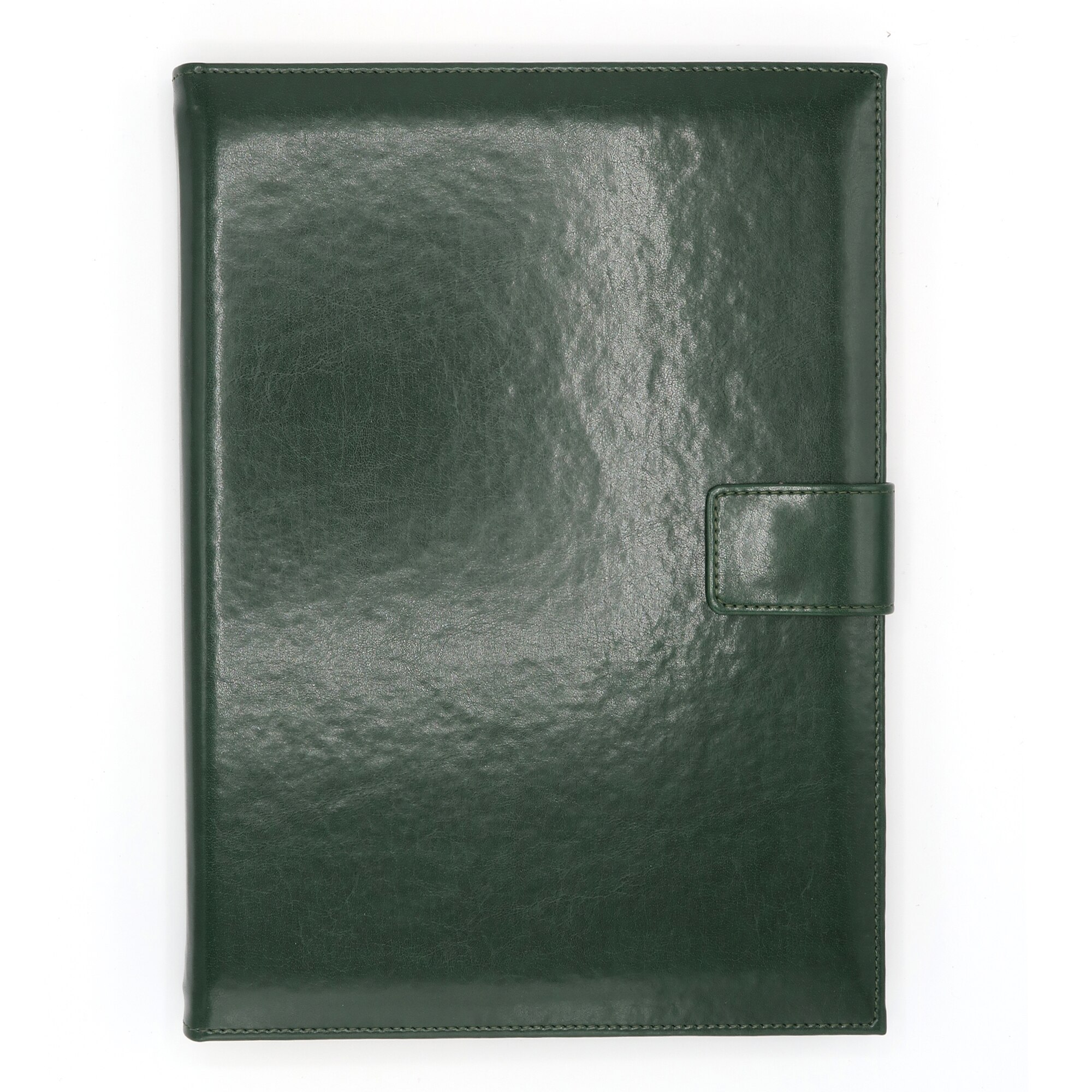 Agenda A4 Premium cu mecanism auriu verde