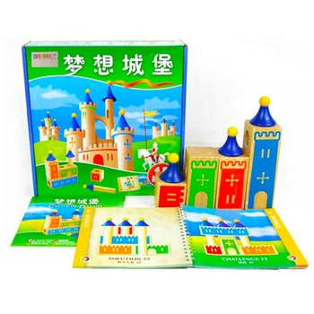 Joc Montessori De Logica Castelul Visurilor din lemn - Krista® Joc Montessori De Logica Castelul Visurilor din lemn - Krista®