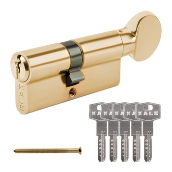 Cilindru yala cu buton, Kale Kilit, usa metalica, centrat, dimensiune 62mm (26x10x26) Cilindru yala cu buton, Kale Kilit, usa metalica, centrat, dimensiune 62mm (26x10x26)