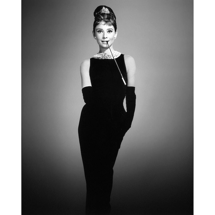 Vászonkép, Fakeret, Dekoráció, Audrey Hepburn, 50x40cm
