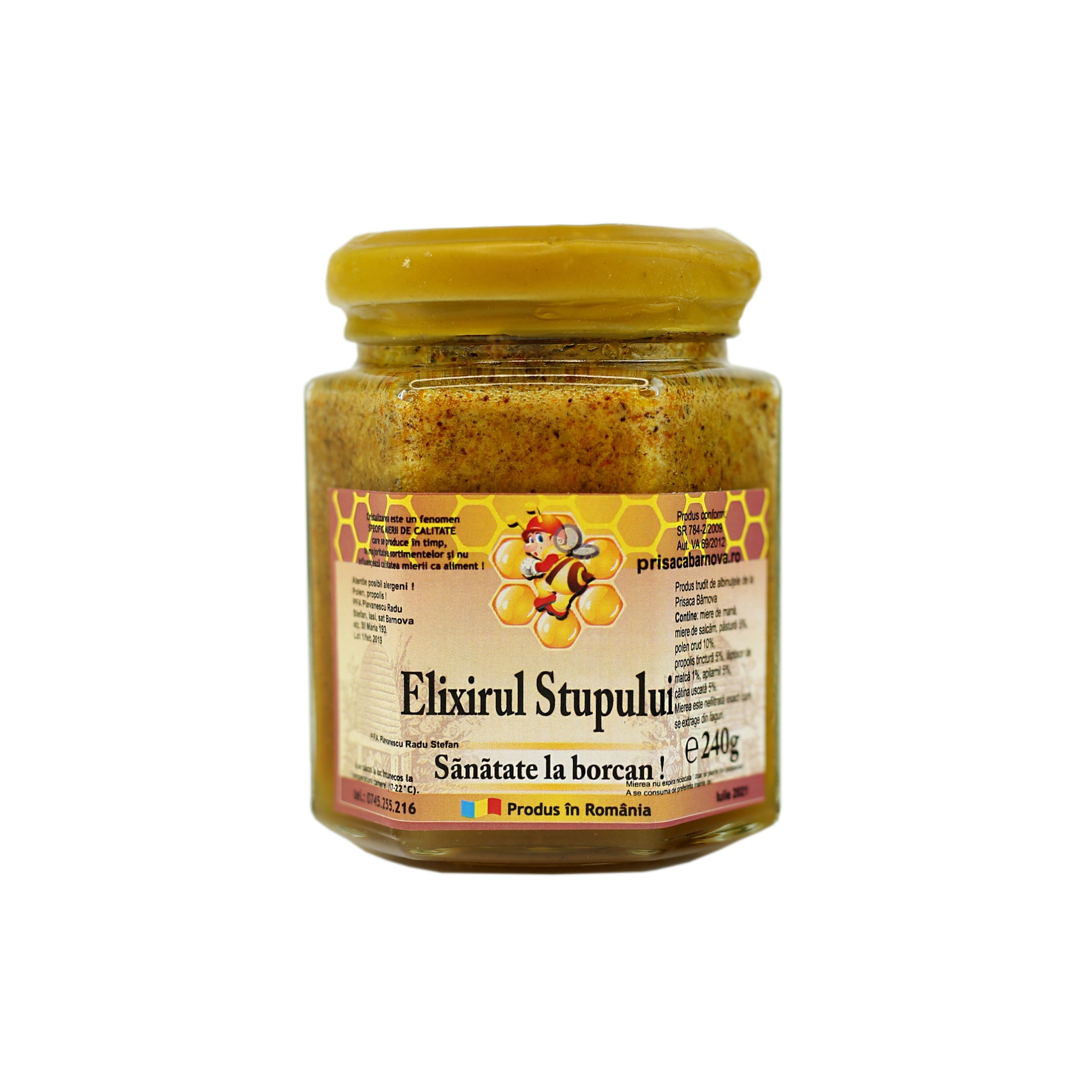 Elixirul stupului Prisaca Barnova 240g